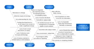 NYC Health + Hospitals: Fishbone of Challenges to Embedding Equity in Event Analysis NYC Health + Hospitals: Fishbone of Challenges to Embedding Equity in Event Analysis