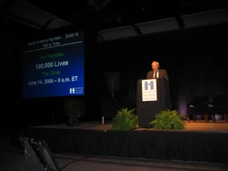 Berwick Announces Launch of 100,000 Lives Campaign at IHI Forum Berwick Announces Launch of 100,000 Lives Campaign at IHI Forum